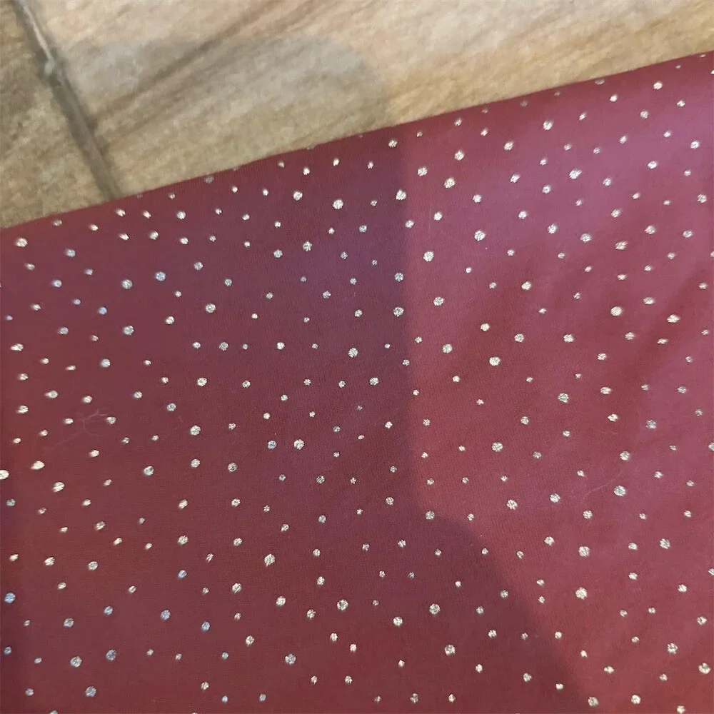 Old Navy Active PowerSoft Leggings Womens Size L Burgundy Metallic Dot